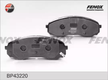 FENOX bp43220 -  Комплект тормозных колодок, дисковый тормоз