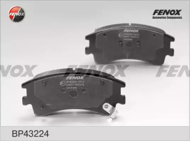FENOX bp43224 -  Комплект тормозных колодок, дисковый тормоз