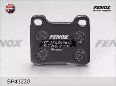 FENOX bp43230 -  Комплект тормозных колодок, дисковый тормоз