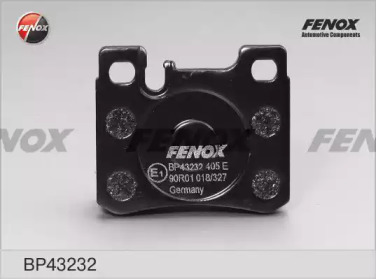 FENOX bp43232 -  Комплект тормозных колодок, дисковый тормоз