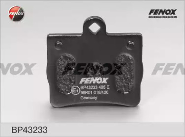 FENOX bp43233 -  Комплект тормозных колодок, дисковый тормоз