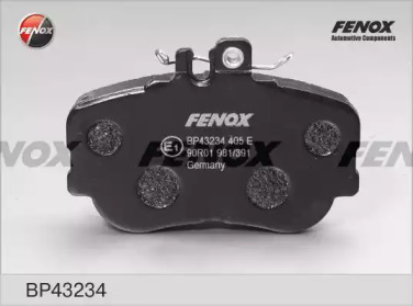 FENOX bp43234 -  Комплект тормозных колодок, дисковый тормоз