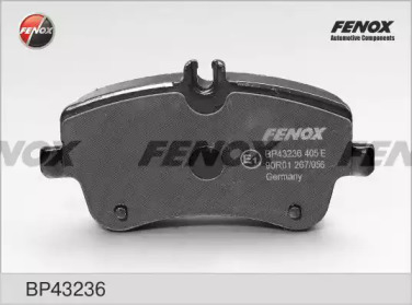 FENOX bp43236 -  Комплект тормозных колодок, дисковый тормоз