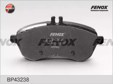 FENOX bp43238 -  Комплект тормозных колодок, дисковый тормоз