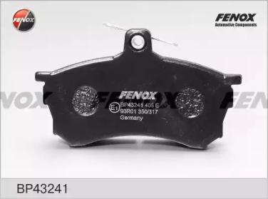 FENOX bp43241 -  Комплект тормозных колодок, дисковый тормоз