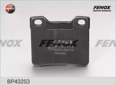 FENOX bp43253 -  Комплект тормозных колодок, дисковый тормоз