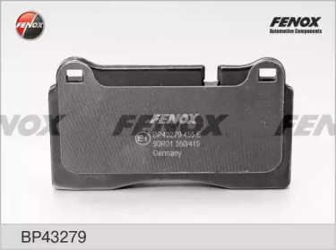 FENOX bp43279 -  Комплект тормозных колодок, дисковый тормоз