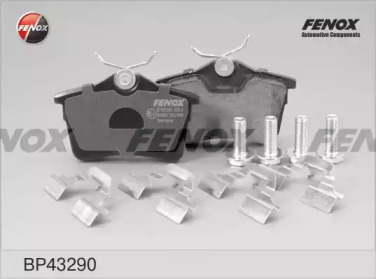 FENOX bp43290 -  Комплект тормозных колодок, дисковый тормоз