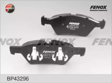 FENOX bp43296 -  Комплект тормозных колодок, дисковый тормоз