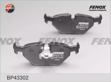 FENOX bp43302 -  Комплект тормозных колодок, дисковый тормоз