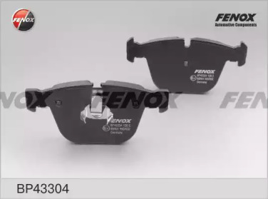 FENOX bp43304 -  Комплект тормозных колодок, дисковый тормоз