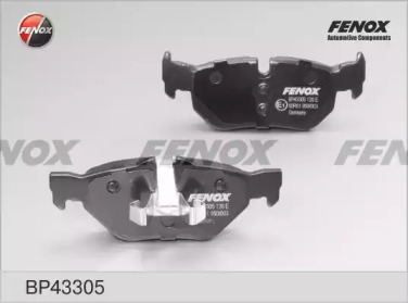 FENOX bp43305 -  Комплект тормозных колодок, дисковый тормоз