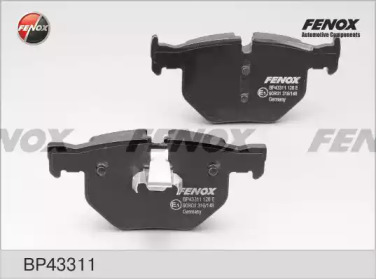 FENOX bp43311 -  Комплект тормозных колодок, дисковый тормоз