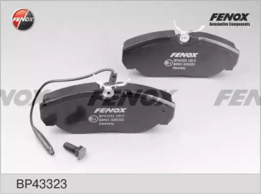 FENOX bp43323 -  Колодки тормозные дисковые передние, комплект