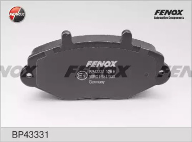 FENOX bp43331 -  Колодки тормозные дисковые передние, комплект
