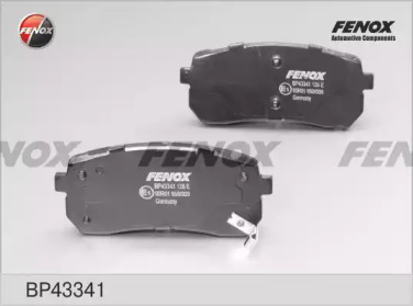 FENOX bp43341 -  Комплект тормозных колодок, дисковый тормоз