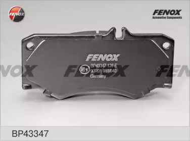 FENOX bp43347 -  Комплект тормозных колодок, дисковый тормоз