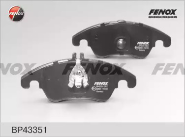 FENOX bp43351 -  Комплект тормозных колодок, дисковый тормоз