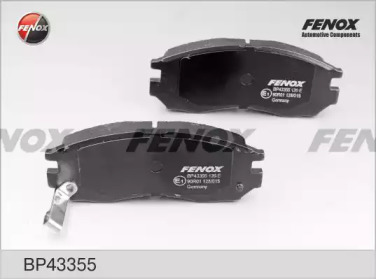 FENOX bp43355 -  Комплект тормозных колодок, дисковый тормоз