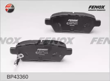 FENOX bp43360 -  Комплект тормозных колодок, дисковый тормоз