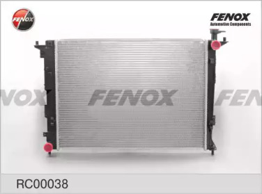 FENOX rc00038 -  Радиатор охлаждения hyundai ix35 1.6-2.0 10-; kia sportage 1.6-2.0 10- mt (hala)