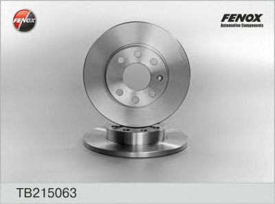 FENOX tb215063 -  Тормозной диск