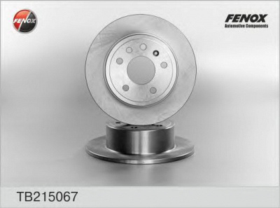 FENOX tb215067 -  Тормозной диск