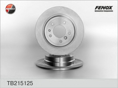 FENOX tb215125 -  Тормозной диск