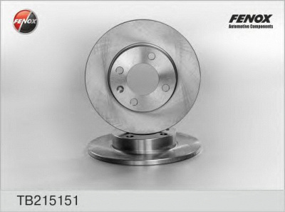 FENOX tb215151 -  Тормозной диск