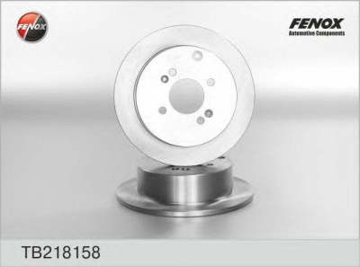 FENOX tb218158 -  Диск тормозной задний вентилируемый