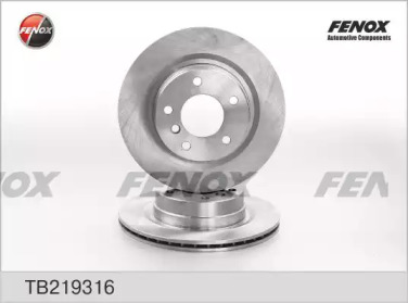 FENOX tb219316 -  Диск тормозной