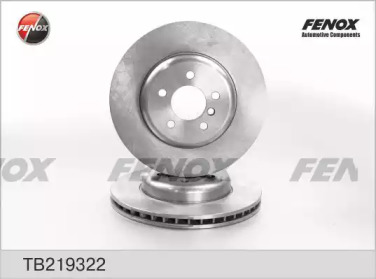 FENOX tb219322 -  F-ДИСК ТОРМОЗНОЙ TB219322 BMW F10, F11 2.0-2.8, 10