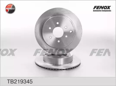 FENOX tb219345 -  Диск тормозной