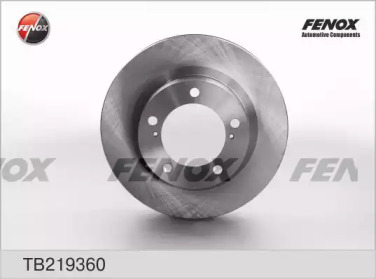 FENOX tb219360 -  Диск тормозной