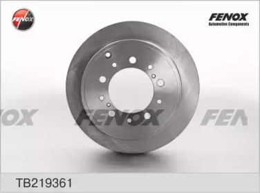 FENOX tb219361 -  Диск тормозной