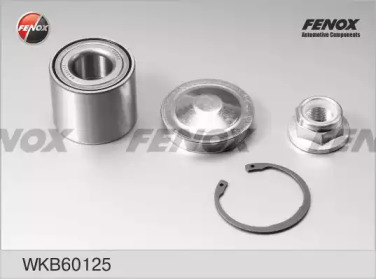FENOX wkb60125 -  Подшипник ступицы колеса, комплект