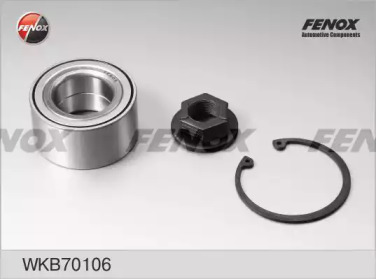 FENOX wkb70106 -  Комплект подшипника ступицы колеса