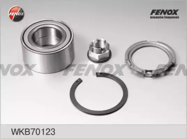 FENOX wkb70123 -  Подшипник ступицы, комплект передний