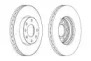 FERODO ddf1041c -  Диск тормозной передний вентилируемый