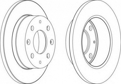 FERODO ddf106 -  Тормозной диск