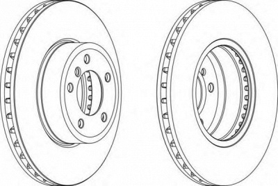 FERODO ddf1242c1 -  Тормозной диск
