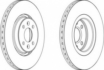 FERODO ddf1513c1 - Тормозной диск