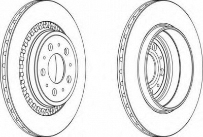 FERODO ddf15511 -  Тормозной диск