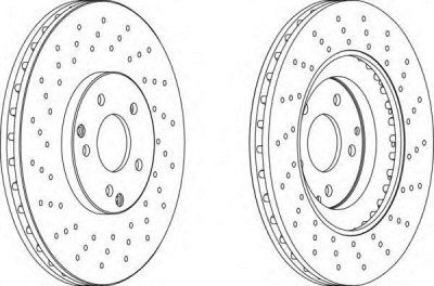 FERODO ddf1582c1 -  FERODO COAT+ DISC SINGLE