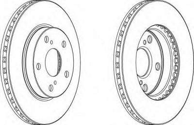 FERODO ddf17891 -  Тормозной диск