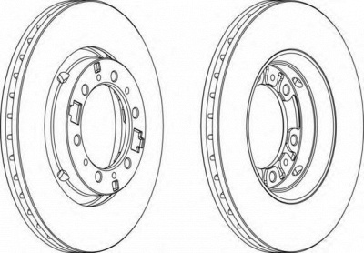 FERODO ddf18921 - Тормозной диск