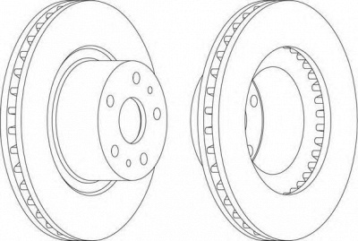 FERODO ddf576 -  Тормозной диск