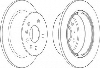 FERODO ddf756 -  Тормозной диск