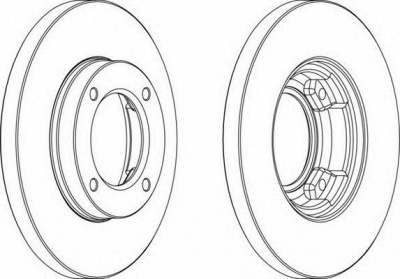 FERODO ddf9681 -  Тормозной диск