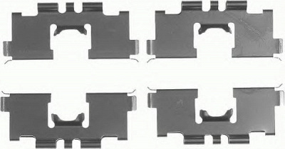 FERODO fba471 -  Комплектующие, колодки дискового тормоза